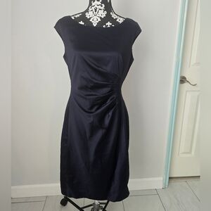 Lauren Kalph Lauren Elegant Navy Sleeveless Dress Size 12